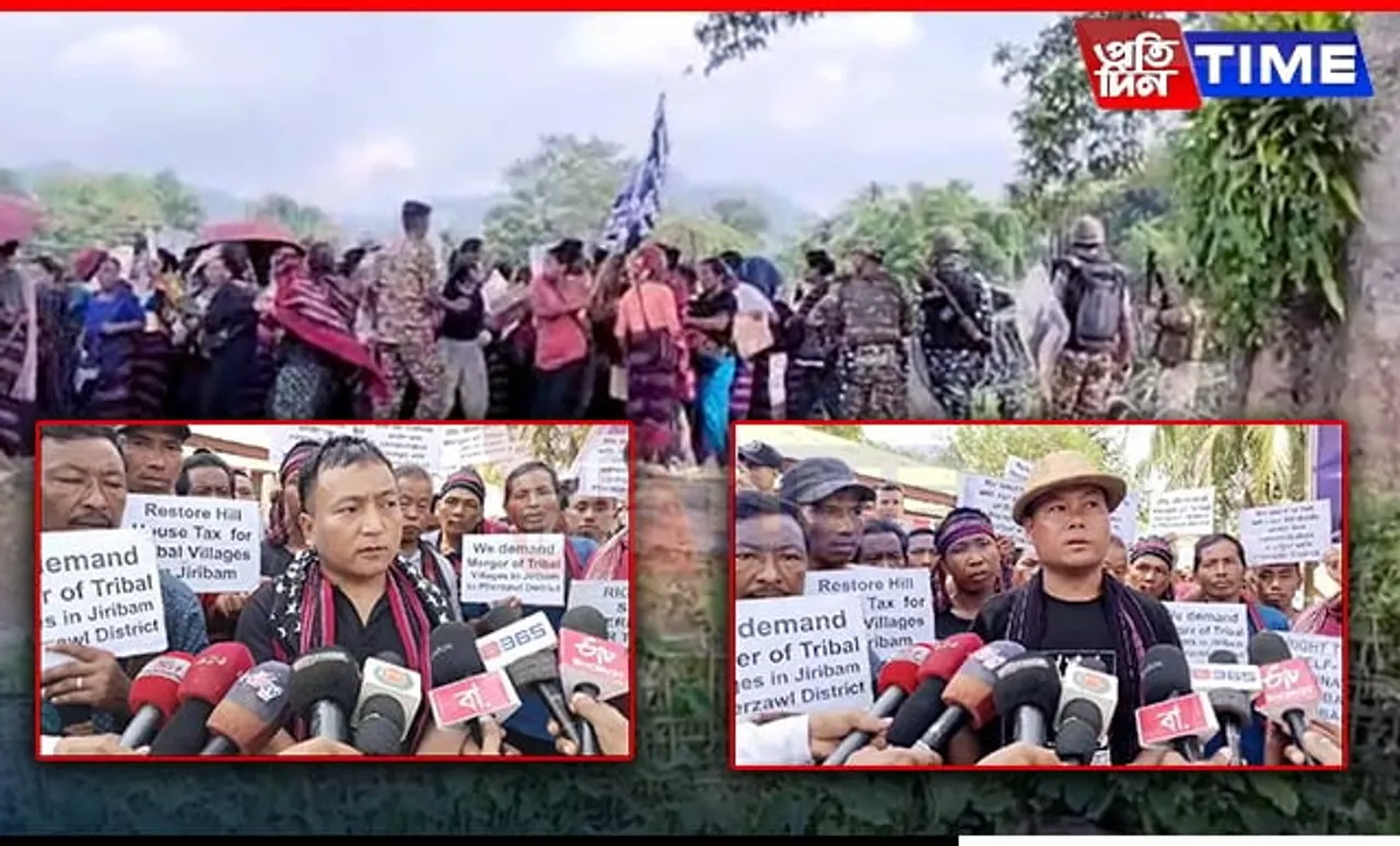Protests Erupt in Manipur's Jiribam Over Hill Rights, Clashes With Police Reported